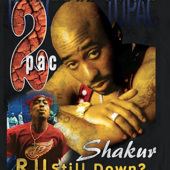 Tupac All Eyez On Me Black Bootleg Tee - Picture 2 of 2